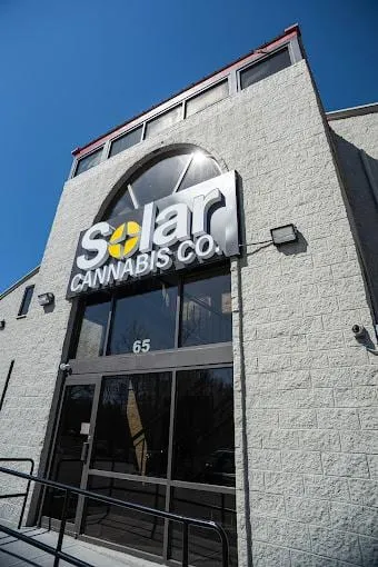 Exterior view of Solar Cannabis in Rhode Island